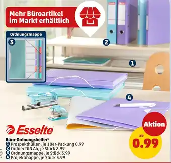 PENNY Esselte büro-ordnungsshelfer Angebot