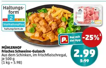 PENNY Mühlenhof frisches schweine-gulasch Angebot