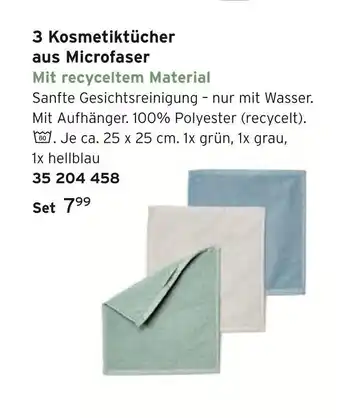 Tchibo 3 kosmetiktücher Angebot