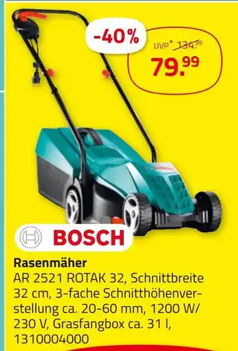 ROLLER Bosch rasenmäher Angebot