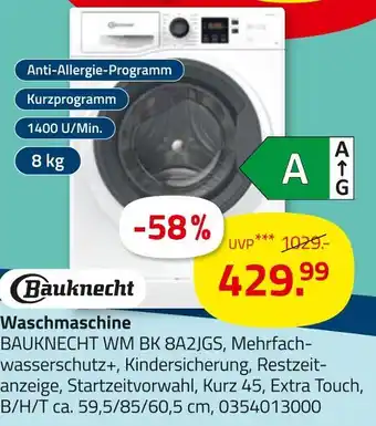 ROLLER Bauknecht waschmaschine Angebot