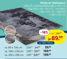 ROLLER Moderner webteppich Angebot