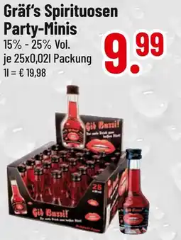 trinkgut Gräf's spirituosen party-minis Angebot