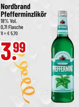 trinkgut Nordbrand pfefferminzlikör Angebot