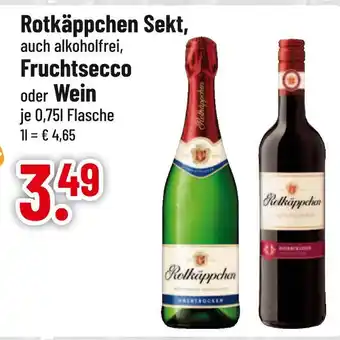 trinkgut Rotkäppchen sekt, fruchtsecco oder wein Angebot