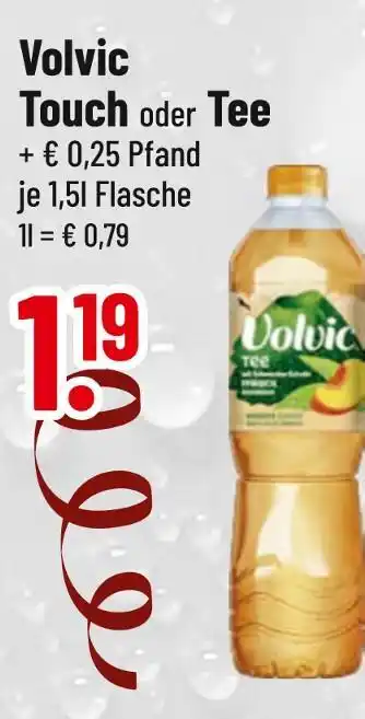 trinkgut Volvic touch oder tee Angebot