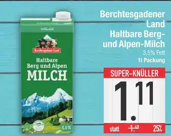 Edeka Berchtesgadener land haltbare berg- und alpen-milch Angebot