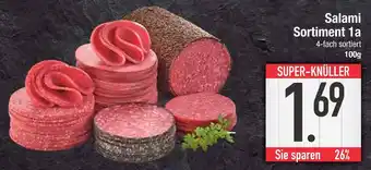 Edeka Salami sortiment 1a Angebot