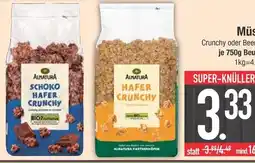 Edeka Alnatura schoko hafer crunchy oder hafer crunchy Angebot