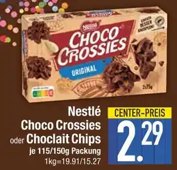 Edeka Nestlé choco crossies oder choclait chips Angebot