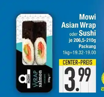 Edeka Mowi asian wrap oder sushi Angebot