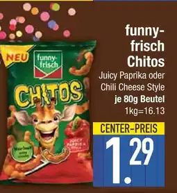 Edeka Funny-frisch juicy paprika oder chili cheese style Angebot