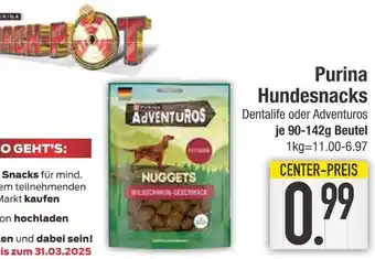 Edeka Purina hundesnacks dentalife oder adventuros Angebot