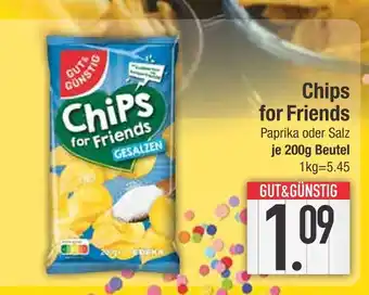 Edeka Gut&günstig chips for friends Angebot