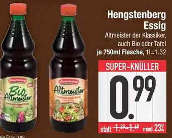 Edeka Hengstenberg altmeister essig oder bio altmeister essig Angebot