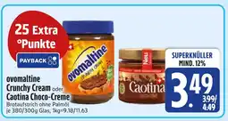 Edeka Ovomaltine crunchy cream oder caotina choco-creme Angebot