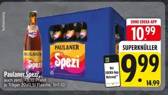 Edeka Paulaner spezi Angebot