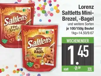 Edeka Lorenz saltletts mini-brezel, -bagel Angebot