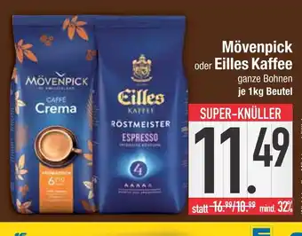 Edeka Mövenpick oder eilles kaffee caffè crema oder röstmeister espresso Angebot