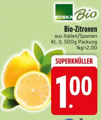 Edeka Edeka bio bio-zitronen Angebot