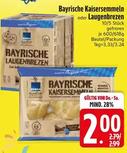 Edeka Edeka bayrische kaisersemmeln oder laugenbrezen Angebot