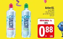 Edeka Active o2 cherry oder apfel kiwi Angebot