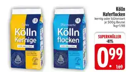 Edeka Kölln haferflocken kernig oder blütenzart Angebot