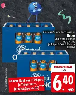 Edeka Oettinger/hornecker/hubauer helles Angebot