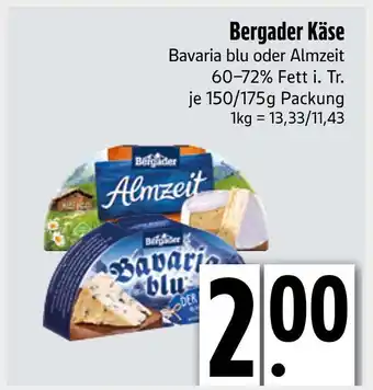 Edeka Bergader käse bavaria blu oder almzeit Angebot