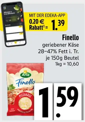 Edeka Finello geriebener käse Angebot