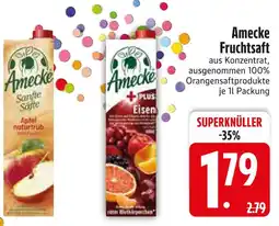 Edeka Amecke sanfte säfte apfel naturtrüb oder plus eisen Angebot