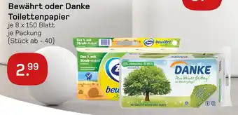 boni Center Bewährt oder danke toilettenpapier Angebot