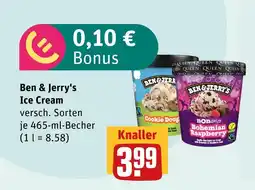 boni Center Ben & jerry's ice cream Angebot