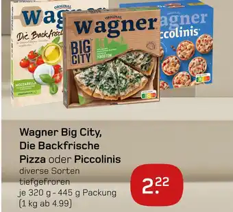 akzenta Wagner big city, die backfrische pizza oder piccolinis Angebot