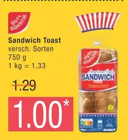 Marktkauf Gut&günstig sandwich toast Angebot