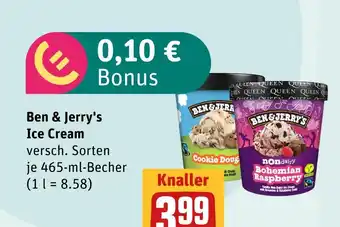 akzenta Ben & jerry's ice cream Angebot