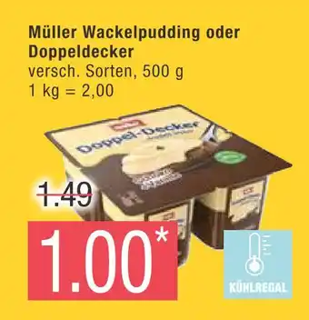 Marktkauf Müller wackelpudding oder doppeldecker Angebot