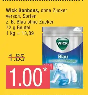 Marktkauf Wick bonbons Angebot