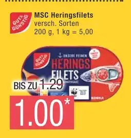 Marktkauf Gut&günstig msc heringsfilets Angebot