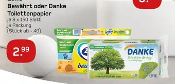 akzenta Zewa oder danke bewährt toilettenpapier Angebot