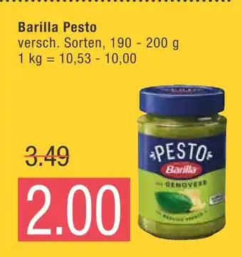 Marktkauf Barilla pesto Angebot