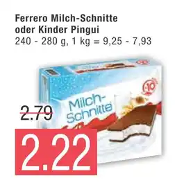 Marktkauf Ferrero milch-schnitte oder kinder pingui Angebot