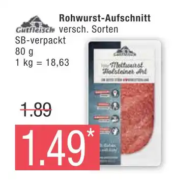 Marktkauf Gutfrisch rohwurst-aufschnitt Angebot