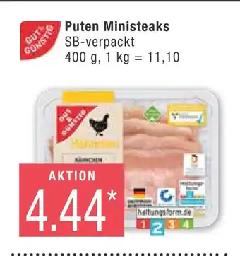 Marktkauf Gut&günstig puten ministeaks Angebot