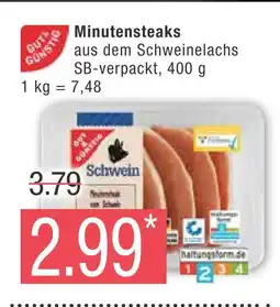 Marktkauf Schwein minutensteaks Angebot