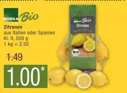 Marktkauf Edeka bio zitronen Angebot