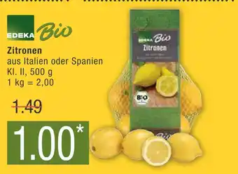 Marktkauf Edeka bio zitronen Angebot