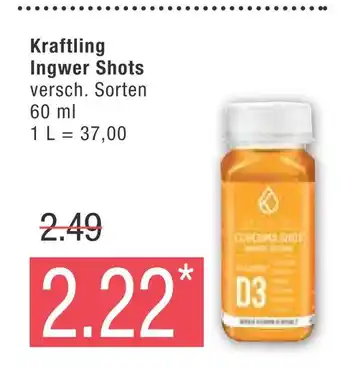 Marktkauf Kraftling ingwer shots Angebot