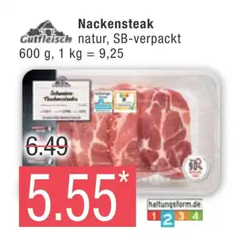 Marktkauf Gutfleisch nackensteak Angebot