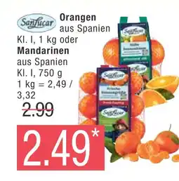 Marktkauf Sanlucar orangen aus spanien Angebot